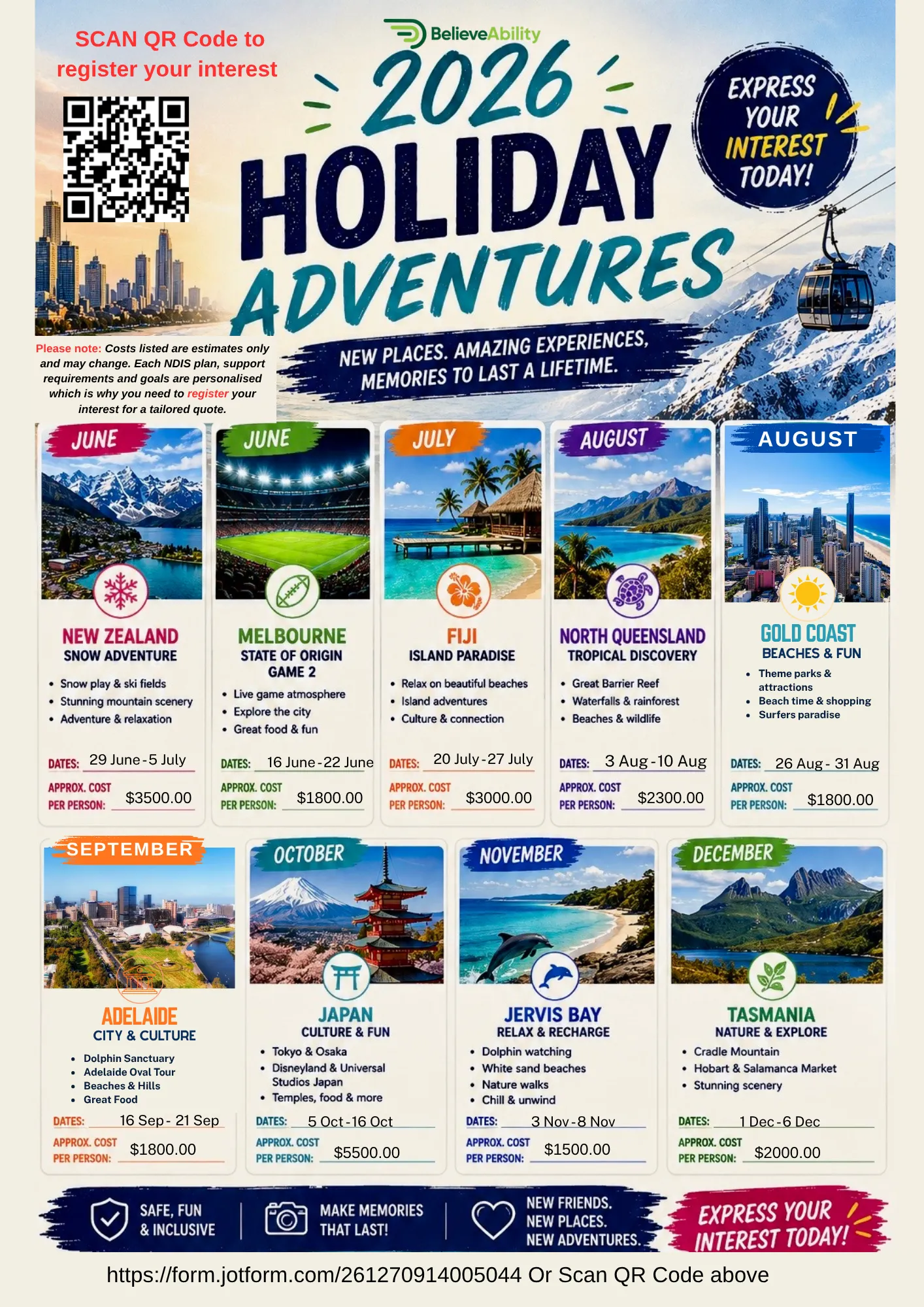2026 Holiday Schedule